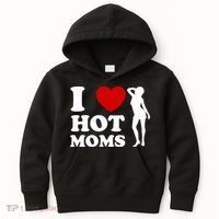 I Love Hot Moms Funny Kids Hoodie thumb 0