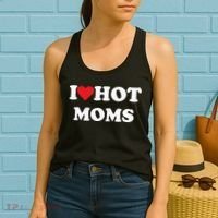 I Love Hot Moms Women's Tank Top thumb 2