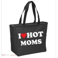 I Love Hot Moms Tote Bag thumb 2