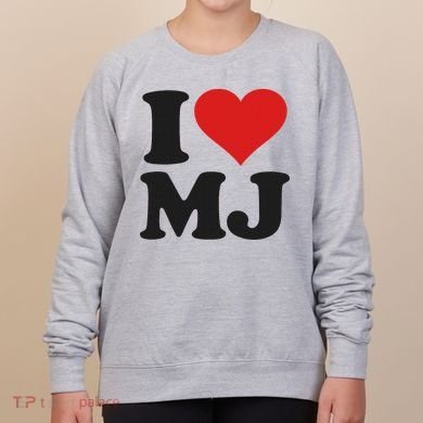 I Love Heart Mj M J M.j. Women's Sweatshirt