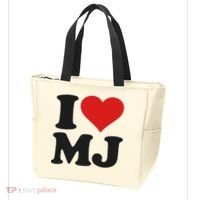I Love Heart Mj M J M.j. Tote Bag thumb 3