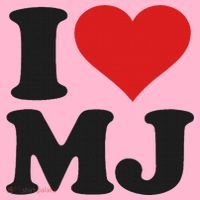 I Love Heart Mj M J M.j. Coaster thumb 2