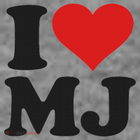 I Love Heart Mj M J M.j. Toddler Hoodie thumb 2