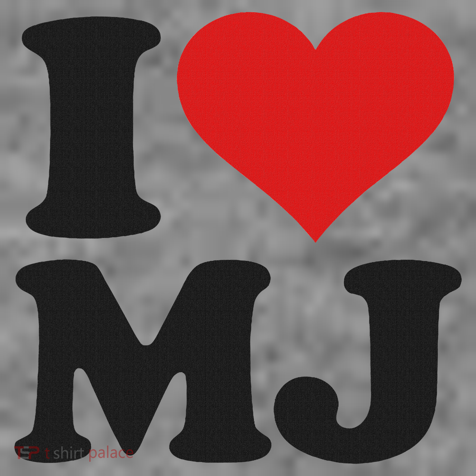 I Love Heart Mj M J M.j. Toddler Hoodie