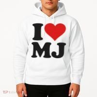 I Love Heart Mj M J M.j. Hoodie thumb 2