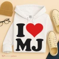 I Love Heart Mj M J M.j. Hoodie thumb 4