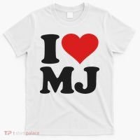 I Love Heart Mj M J M.j. T-Shirt thumb 0