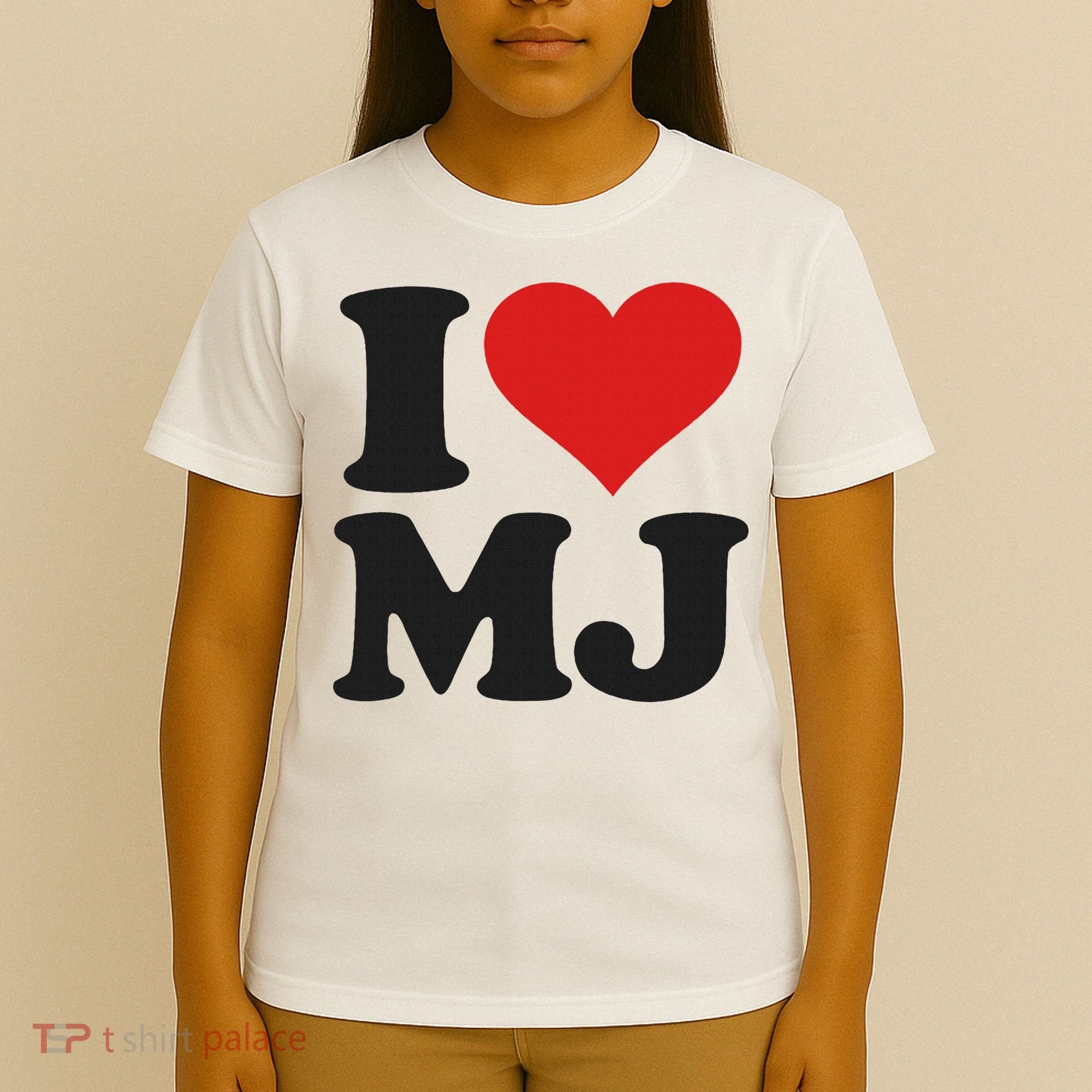 I Love Heart Mj M J M.j. T-Shirt