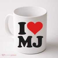 I Love Heart Mj M J M.j. Coffee Mug thumb 0