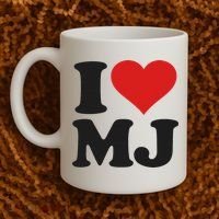 I Love Heart Mj M J M.j. Coffee Mug thumb 2