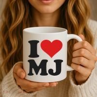 I Love Heart Mj M J M.j. Coffee Mug thumb 3