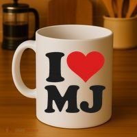I Love Heart Mj M J M.j. Coffee Mug thumb 4