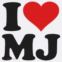 I Love Heart Mj M J M.j. Women's Hoodie thumb 2