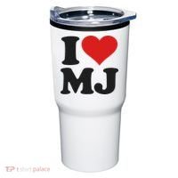 I Love Heart Mj M J M.j. Tumbler thumb 0