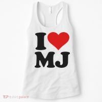 I Love Heart Mj M J M.j. Women's Tank Top thumb 0