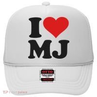 I Love Heart Mj M J M.j. Hat thumb 0