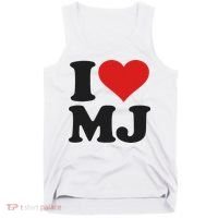 I Love Heart Mj M J M.j. Tank Top thumb 0