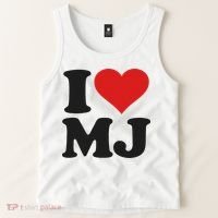 I Love Heart Mj M J M.j. Tank Top thumb 2