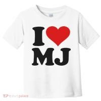 I Love Heart Mj M J M.j. Toddler T-Shirt thumb 0