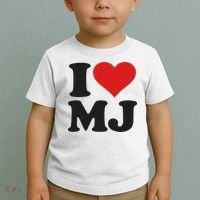 I Love Heart Mj M J M.j. Toddler T-Shirt thumb 2