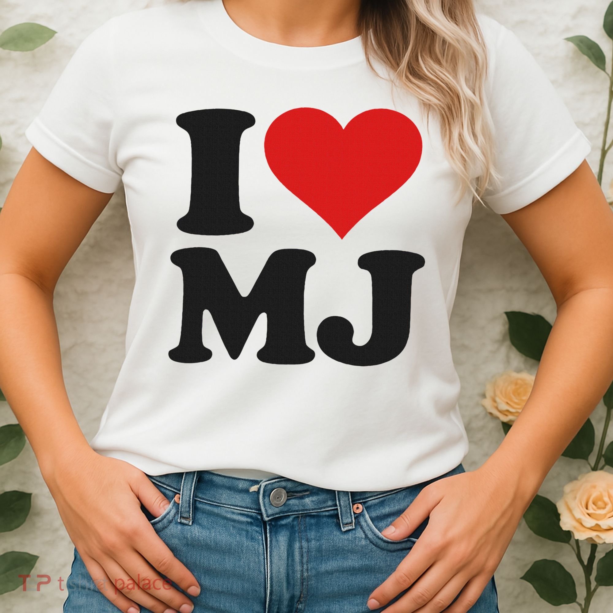 I Love Heart Mj M J M.j. Women's T-Shirt