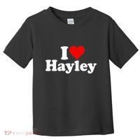 I Love Heart Hayley Toddler T-Shirt thumb 0