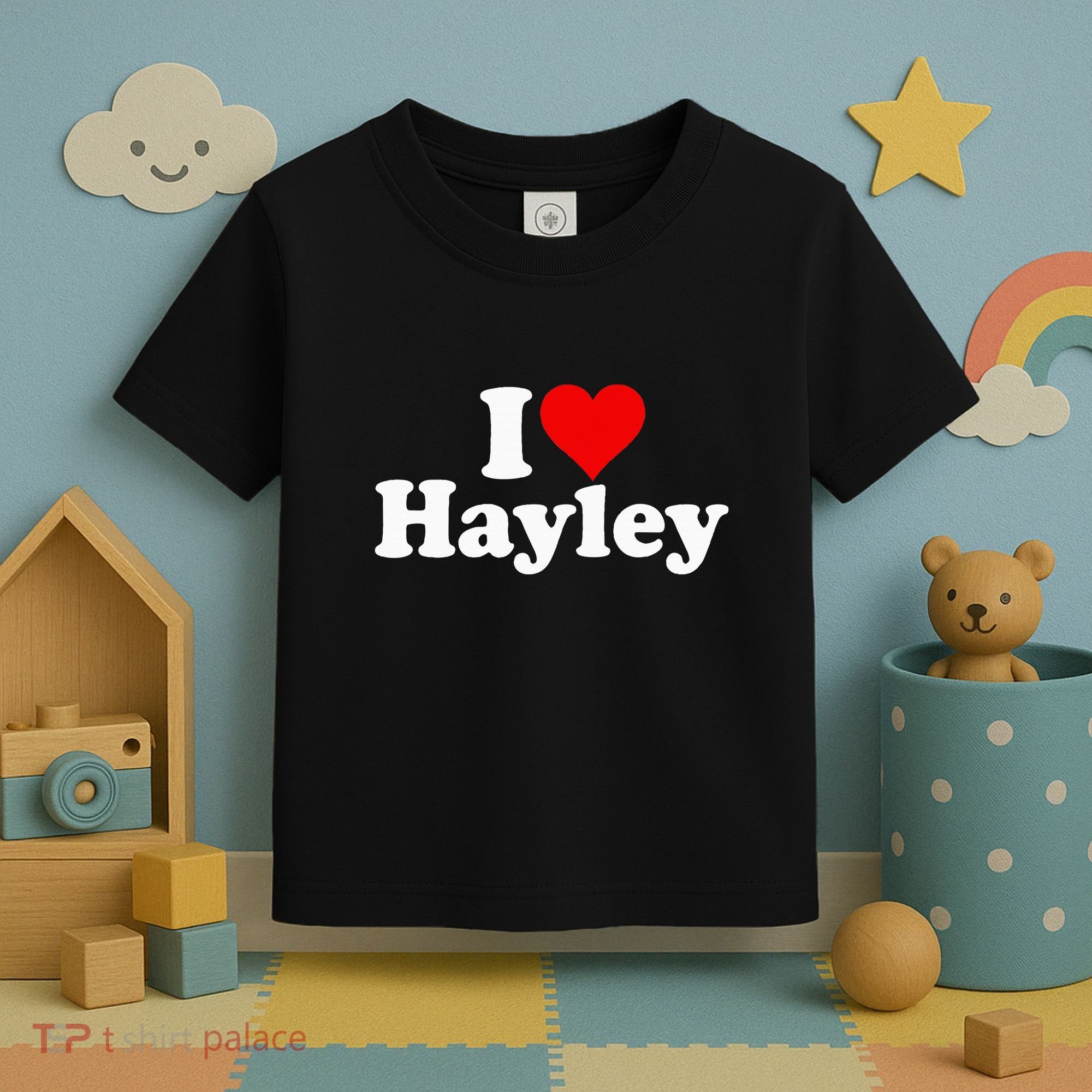 I Love Heart Hayley Toddler T-Shirt