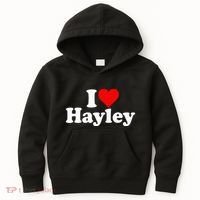 I Love Heart Hayley Kids Hoodie thumb 0