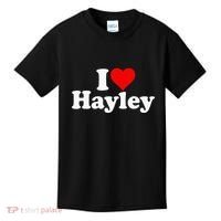 I Love Heart Hayley Kids T-Shirt thumb 0