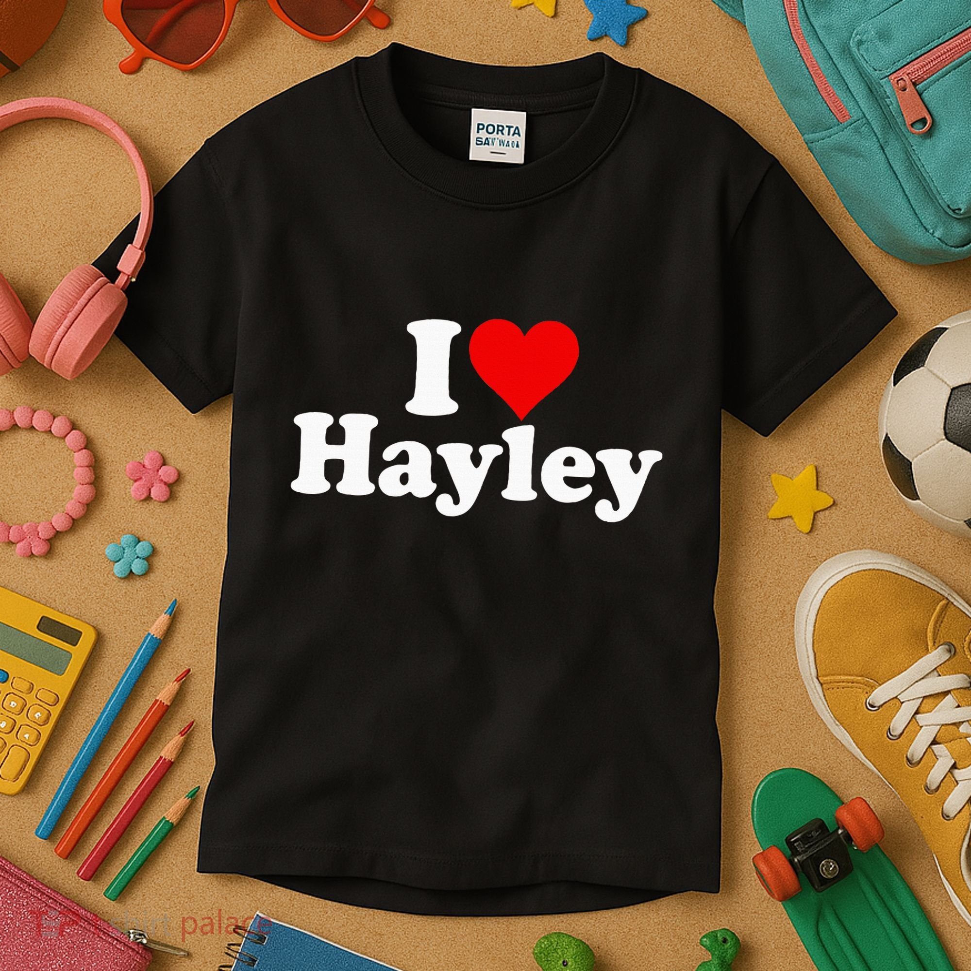 I Love Heart Hayley Kids T-Shirt