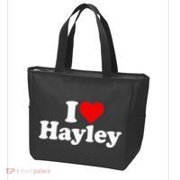 I Love Heart Hayley Tote Bag thumb 3
