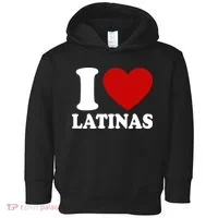 I Love Heart Latinas Toddler Hoodie thumb 0
