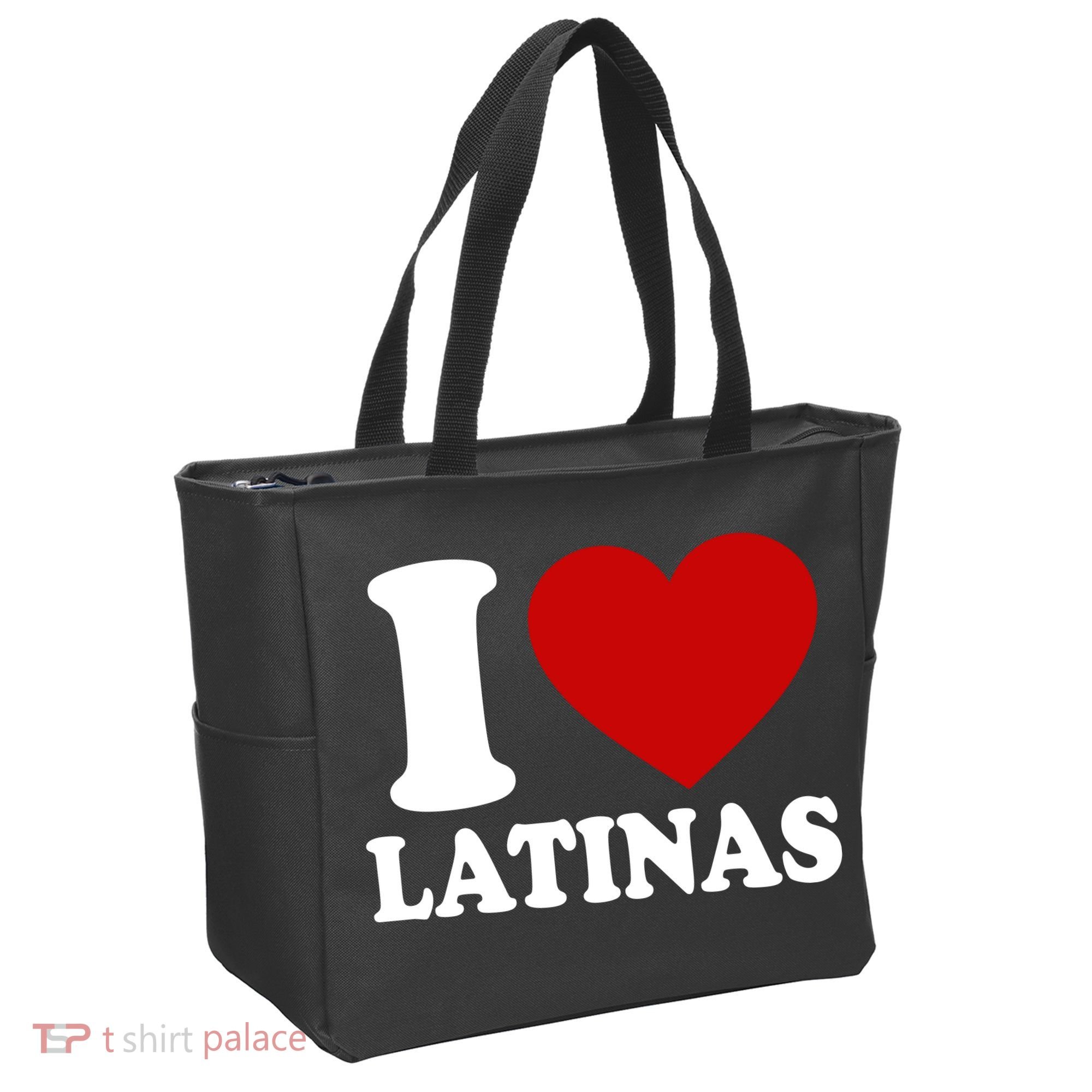 I Love Heart Latinas Tote Bag