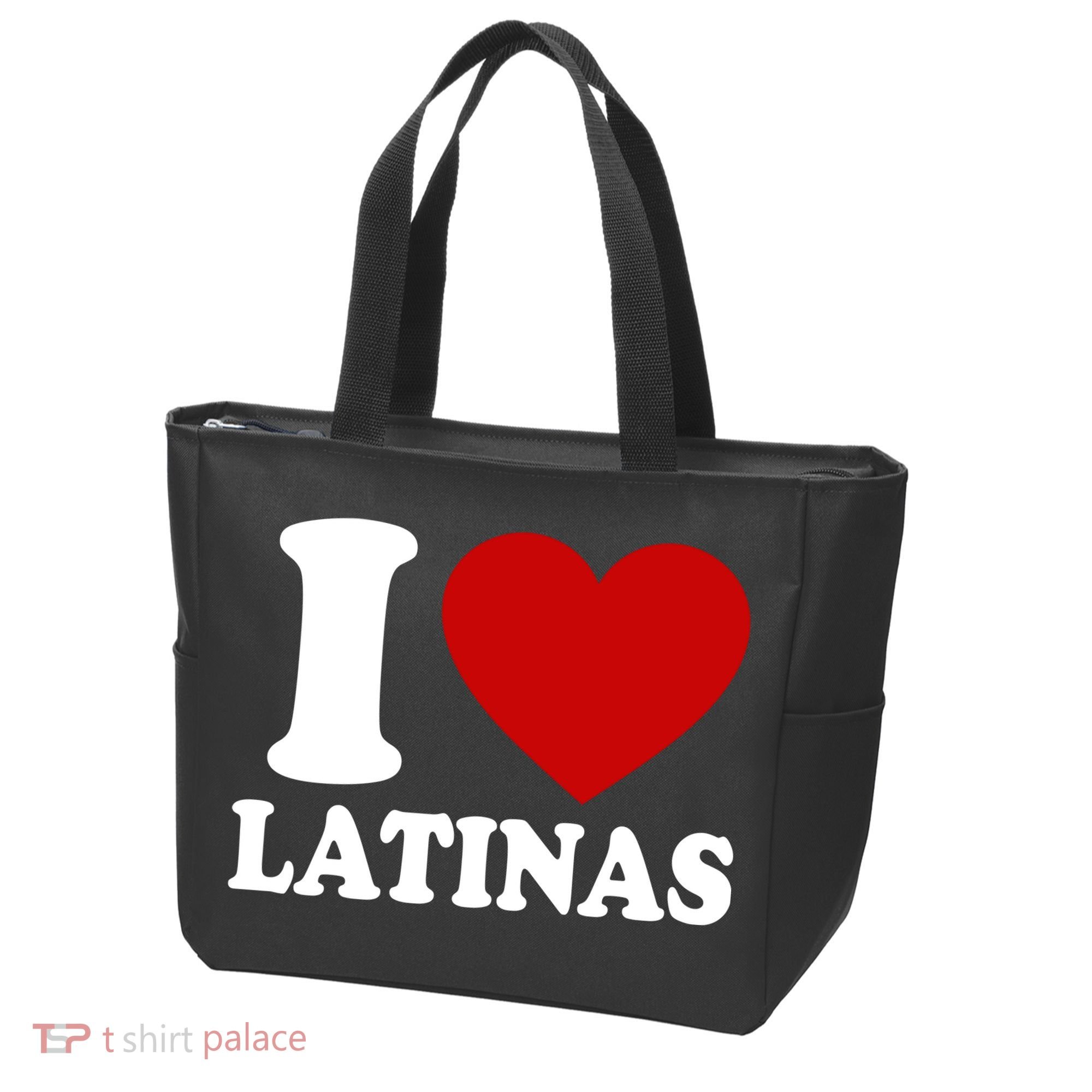 I Love Heart Latinas Tote Bag
