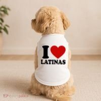 I Love Heart Latinas Doggie Tank thumb 2