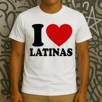 I Love Heart Latinas T-Shirt thumb 3