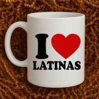 I Love Heart Latinas Coffee Mug thumb 2