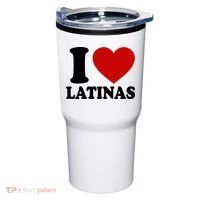 I Love Heart Latinas Tumbler thumb 0