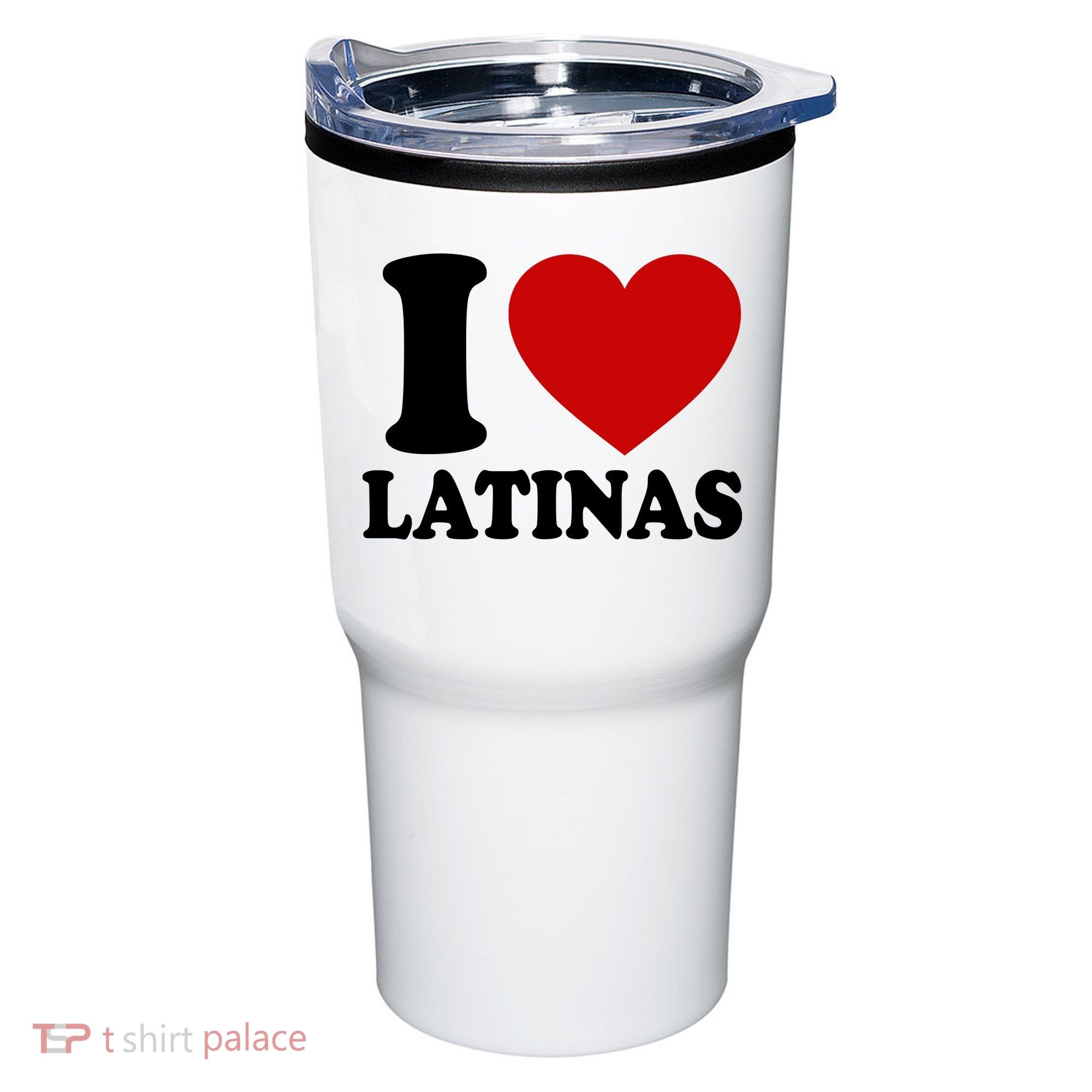 I Love Heart Latinas Tumbler
