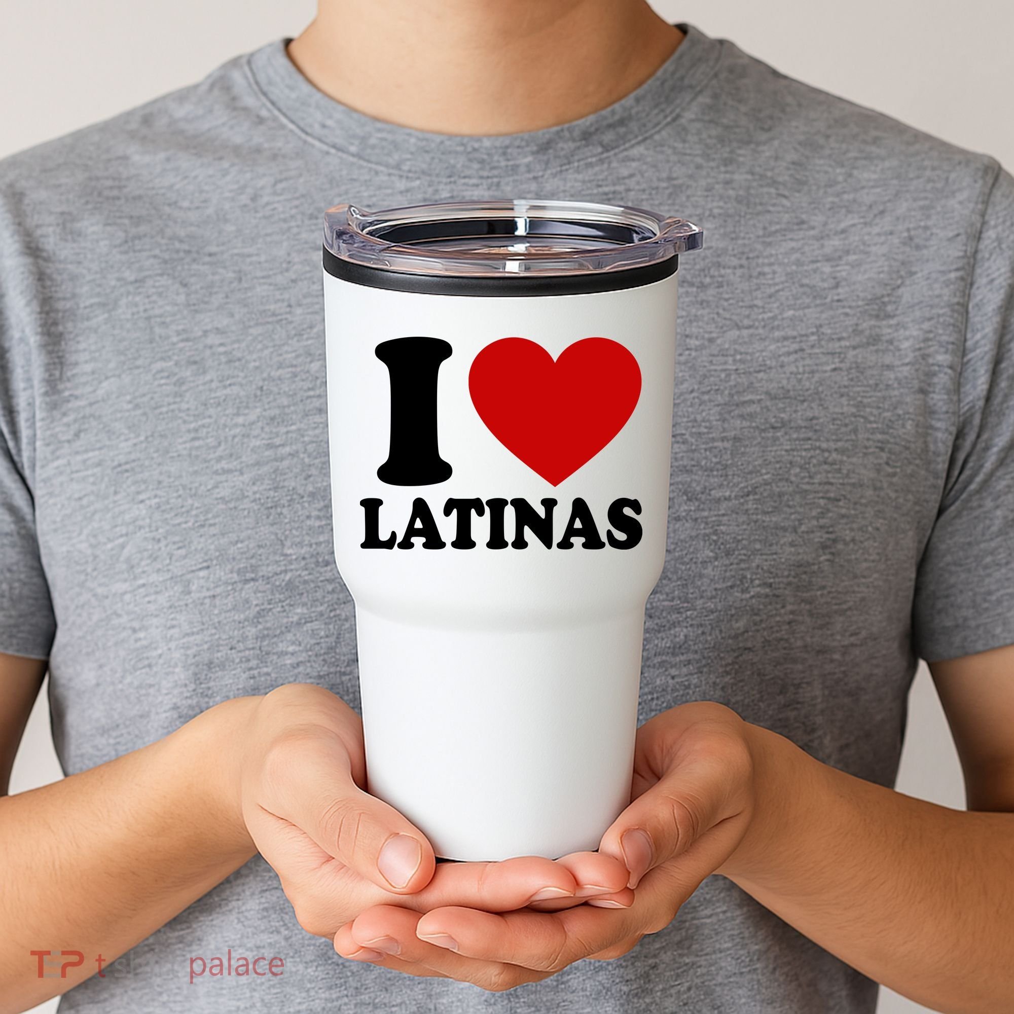 I Love Heart Latinas Tumbler