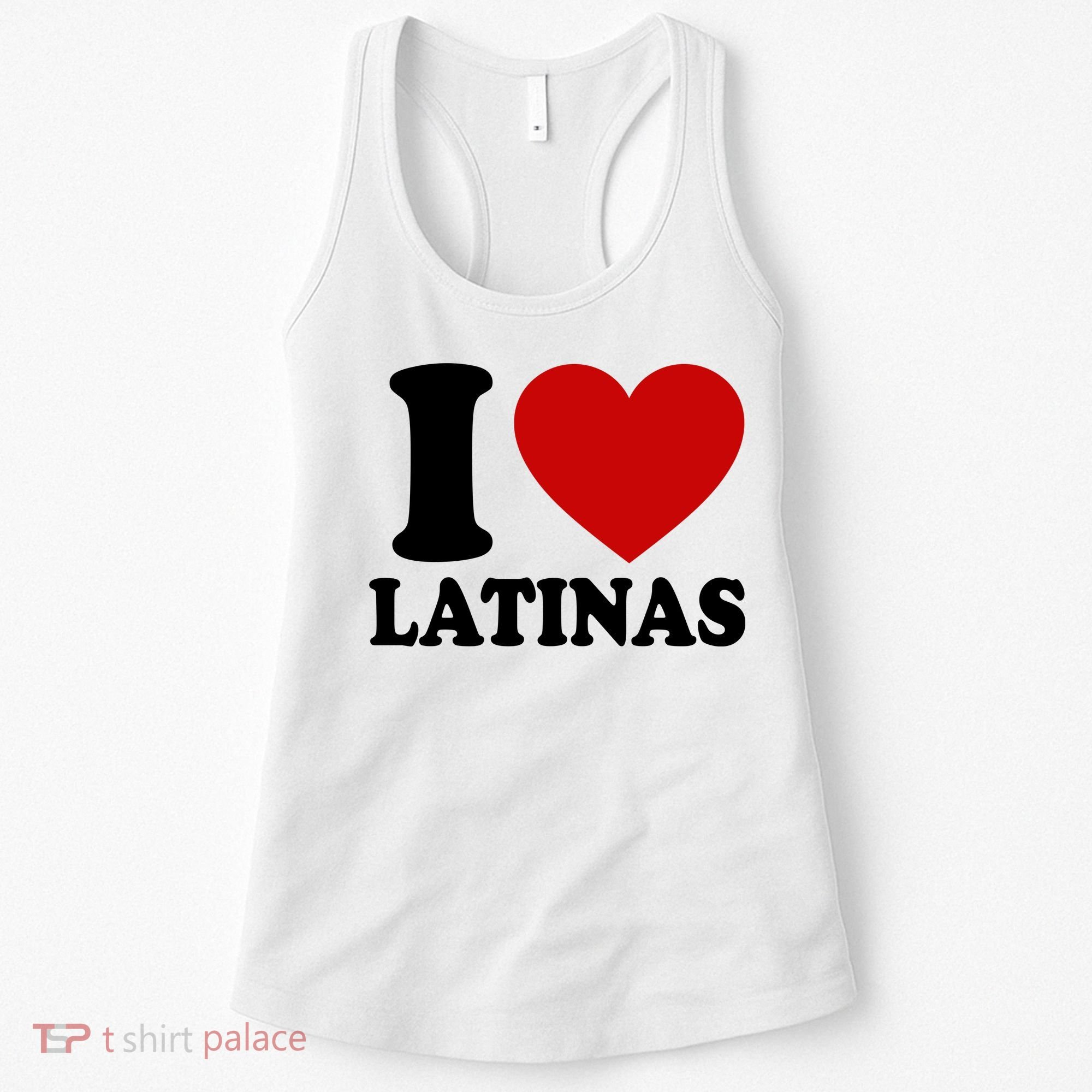 I Love Heart Latinas Women's Tank Top