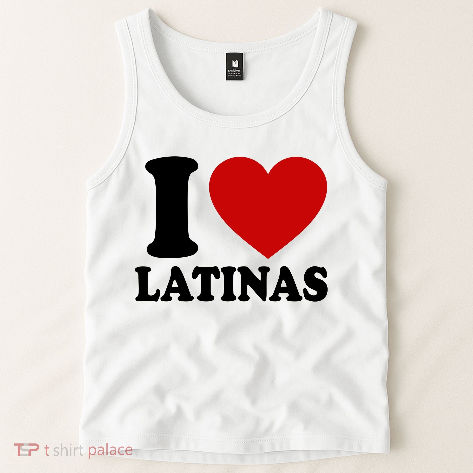 I Love Heart Latinas Tank Top