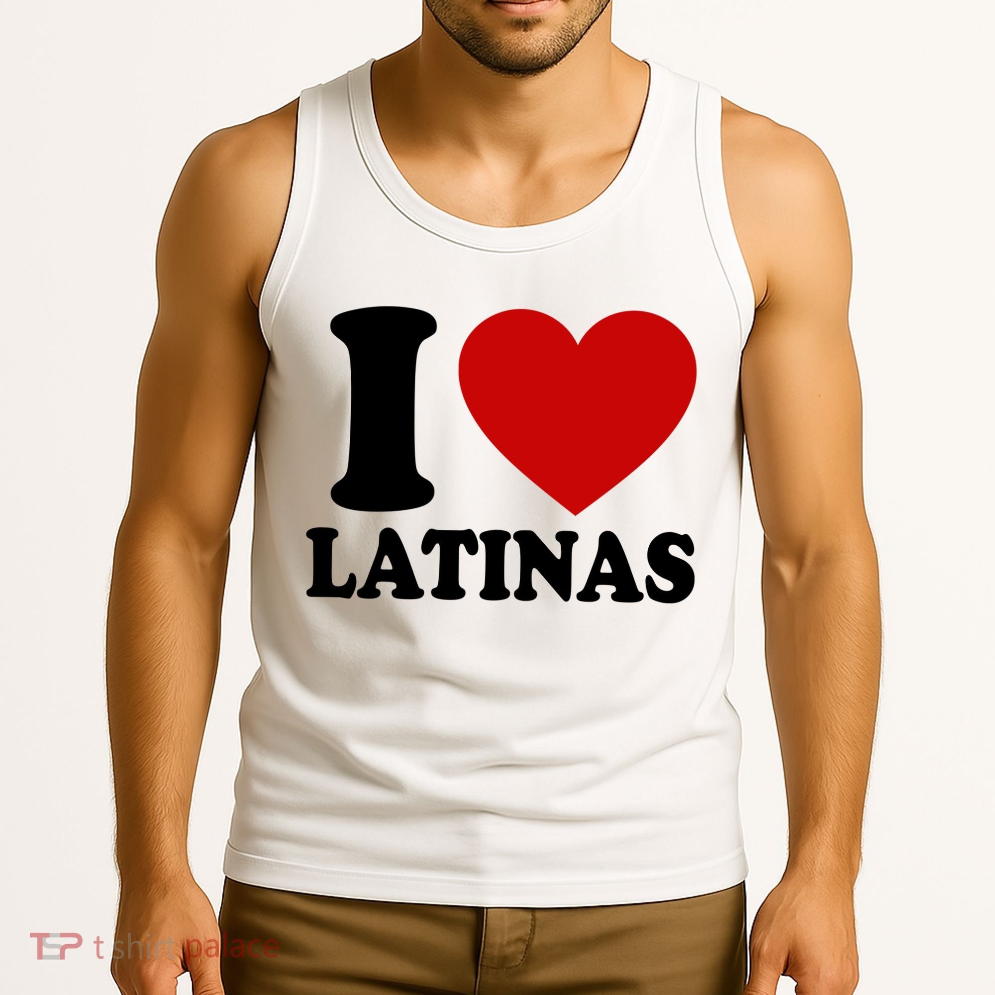 I Love Heart Latinas Tank Top