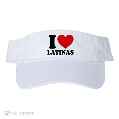 I Love Heart Latinas Visor