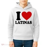 I Love Heart Latinas Kids Hoodie thumb 4