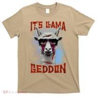 It's Llamageddon Halloween Llama Zombie Funny Spooky Costumes Graphic Plus Size T-Shirt thumb 0