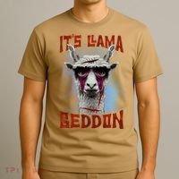 It's Llamageddon Halloween Llama Zombie Funny Spooky Costumes Graphic Plus Size T-Shirt thumb 3