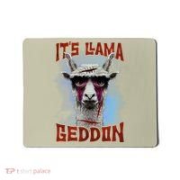 It's Llamageddon Halloween Llama Zombie Funny Spooky Costumes Graphic Plus Size Mousepad thumb 0