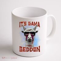 It's Llamageddon Halloween Llama Zombie Funny Spooky Costumes Graphic Plus Size Coffee Mug thumb 1