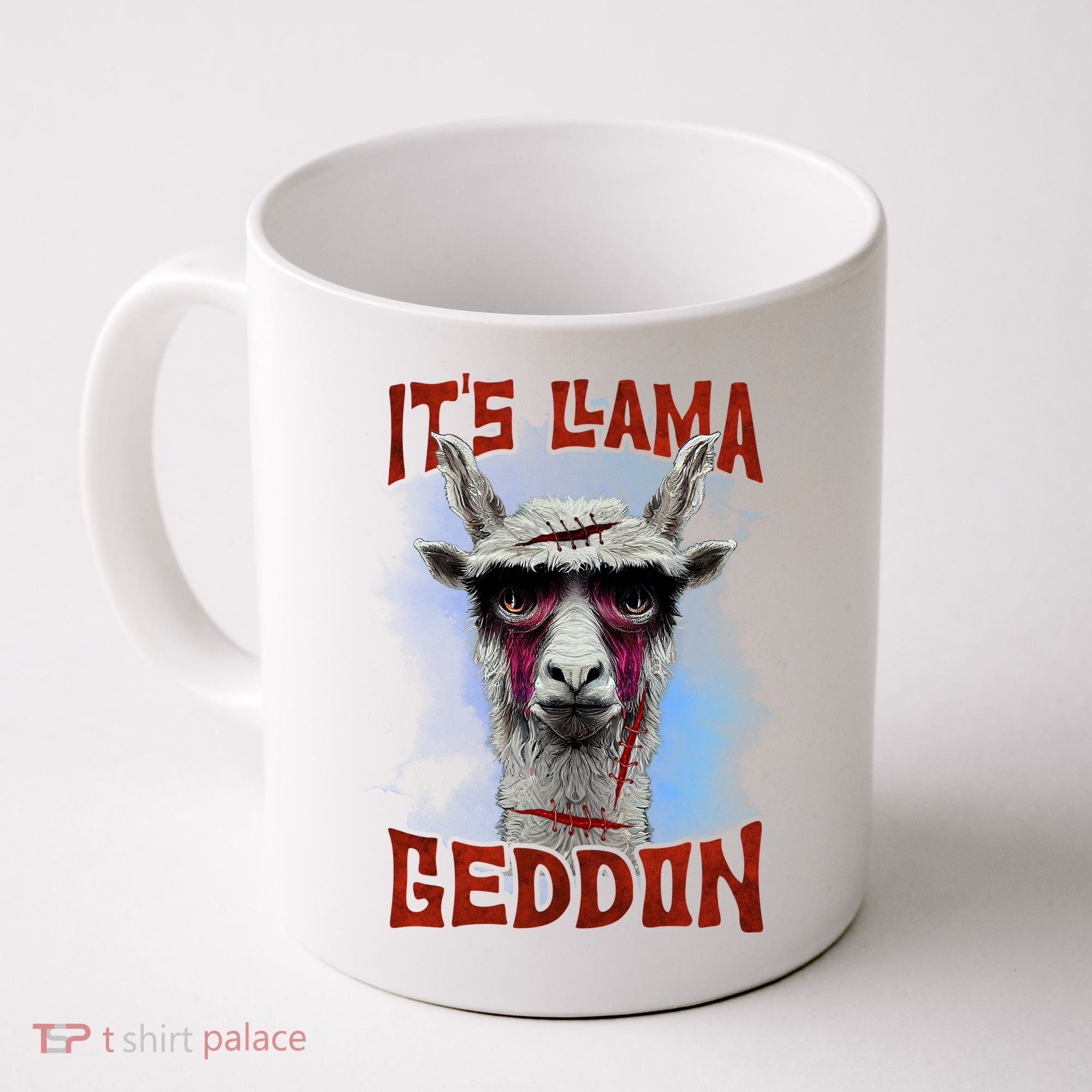 It's Llamageddon Halloween Llama Zombie Funny Spooky Costumes Graphic Plus Size Coffee Mug